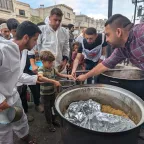 Collective kitchens in the Gaza Strip. Israel and the occupied territories, 2024